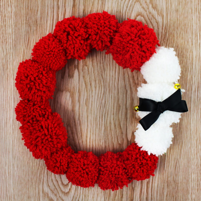 Couronne de pompons