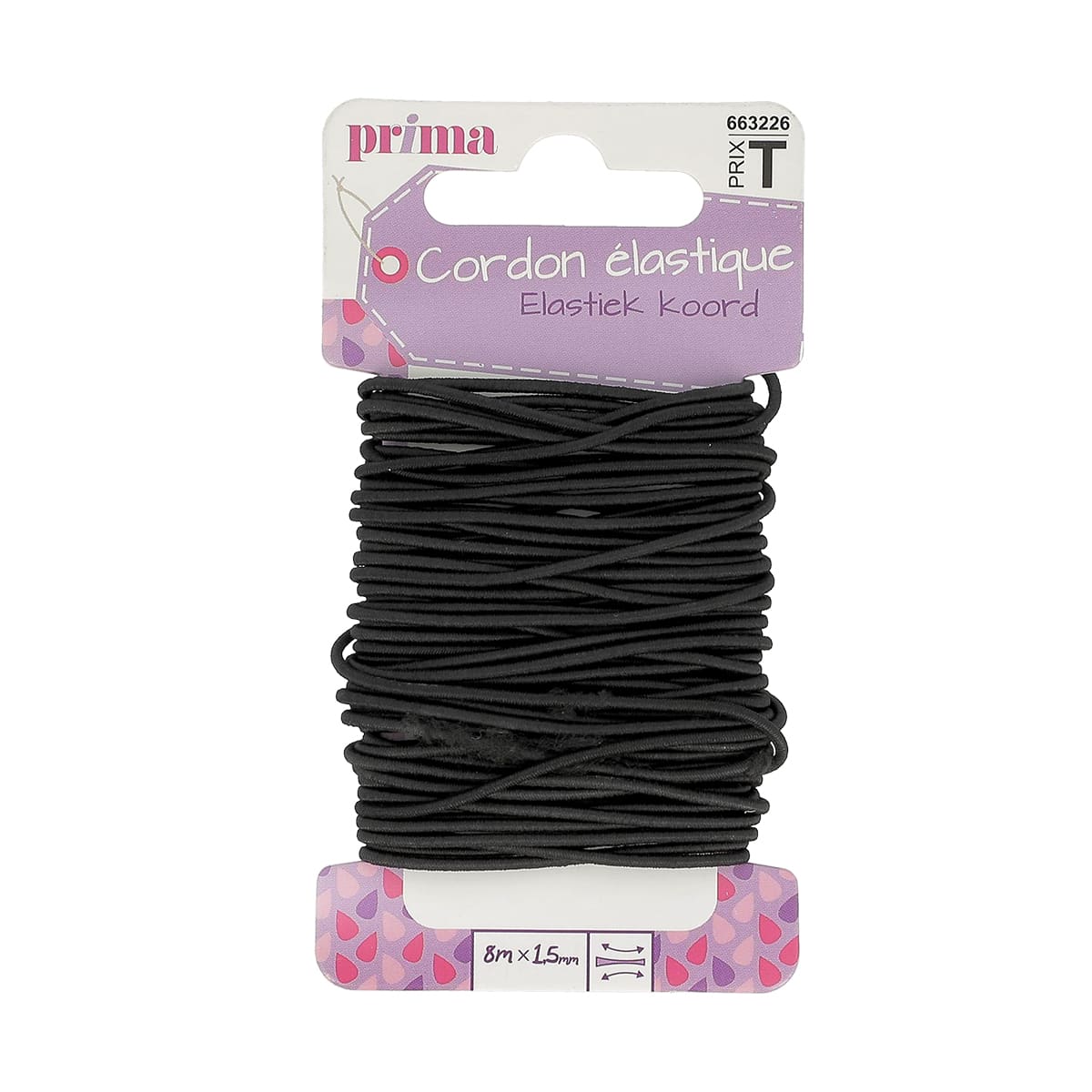 5M Elastique rond 3mm / fil élastique, cordon stretch arrondi, corde  élastique, cordon élastique