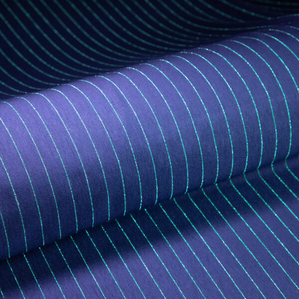Tissu à rayures lurex – Image 2