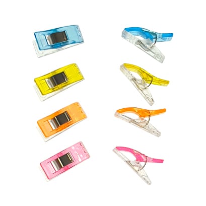 20pcs / Boîte, Clips De Couture En Métal, Règle De Clips De