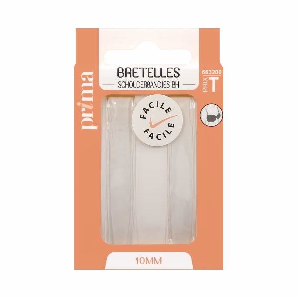 Bretelles soutif transparentes