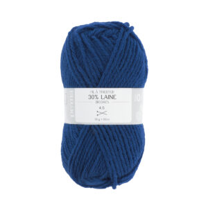 Pelote 30% laine bleu 50g
