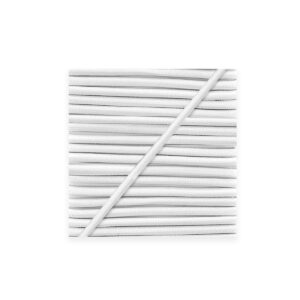 Elastique rond blanc 3m50x2mm5 - Prima Mercerie