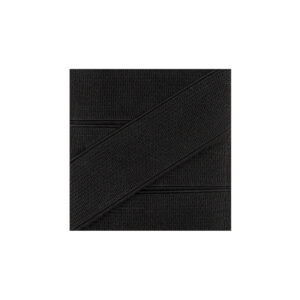Elastique souple noir 1m50x20mm - Prima Mercerie