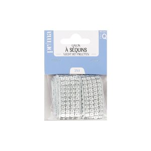 Galon couture argent