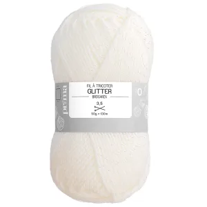 Fil à tricoter brillant