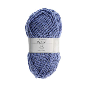 Pelote glitter 50g bleu denim - Prima Mercerie