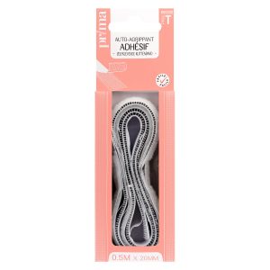 Ruban auto agrippant adhésif blanc 20 mm