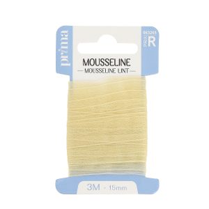 Ruban de mercerie en mousseline