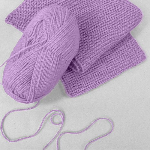 Kit tricot snood facile au point de mousse en laine pour débutant -  Peace&Wool