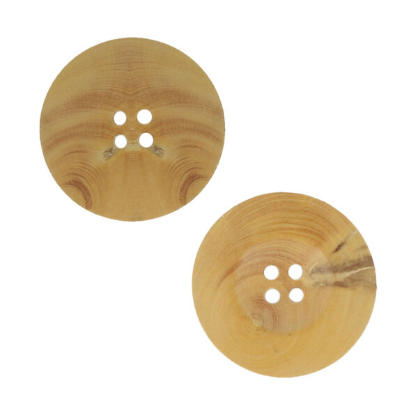 Boutons en bois à coudre 31mm