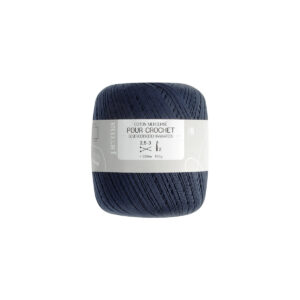 Coton à crocheter bleu indigo - Prima Mercerie