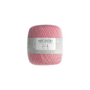 Coton à crocheter rose - Prima Mercerie