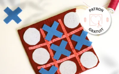 Comment faire un jeu de morpions en tissu ?