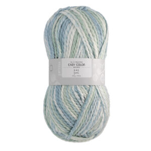 Pelote à tricoter gris bleuté 100g