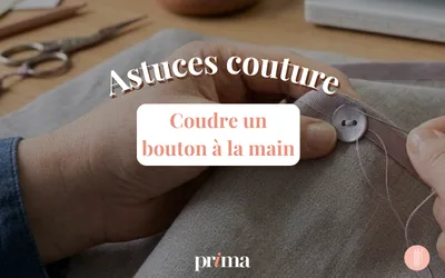 Coudre un bouton à la main