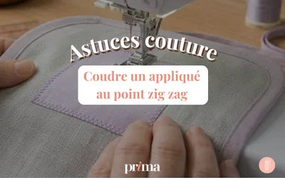 Réaliser un appliqué au point zig zag