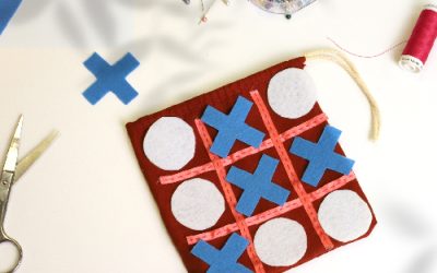 Comment faire un jeu de morpions en tissu ?