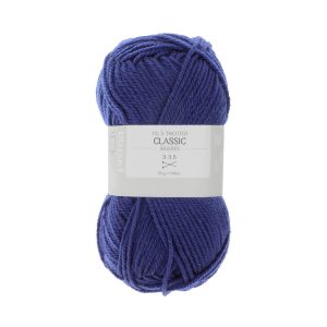 Pelote à tricoter bleu profond