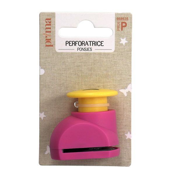 Perforatrice fuchsia papillon