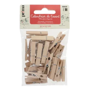 pinces calendrier de l'avent