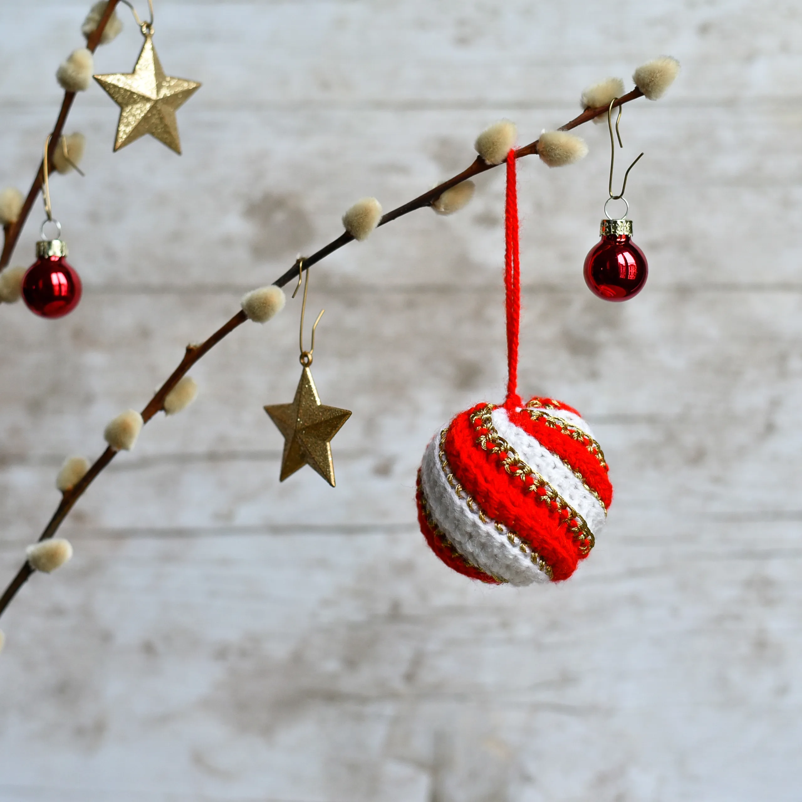 Boule de noel en crochet
