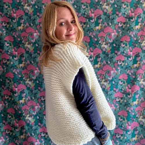 Tuto pull sans manche en laine