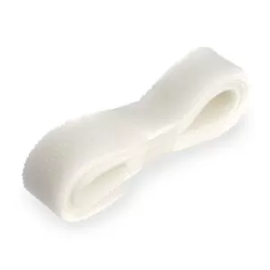 Ruban auto-agrippant double face blanc
