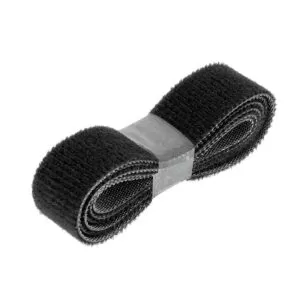 Ruban auto-agrippant double face noir