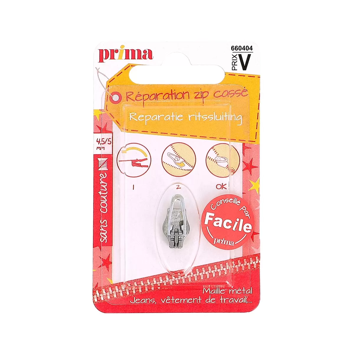 Réparation zipper jeans – Image 6