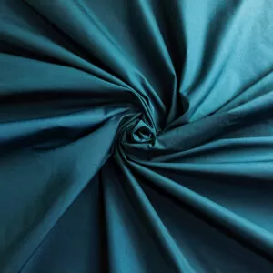 Tissu bleu canard