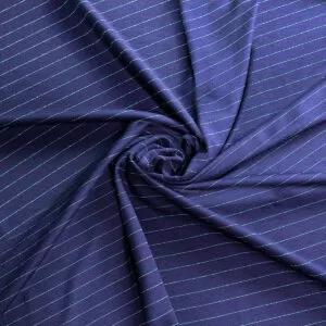 Tissu à rayures lurex