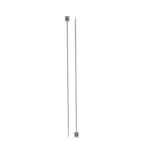Aiguilles à tricoter métal 30 cm n°3,5