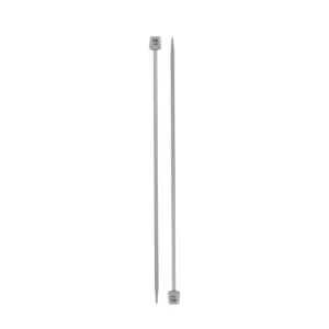 Aiguilles à tricoter métal 30 cm n°4,5