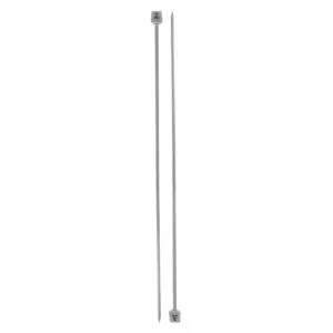 Aiguilles à tricoter métal 40 cm n°3,5