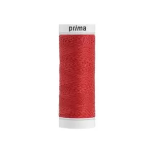 Fil à coudre polyester rouge 200m