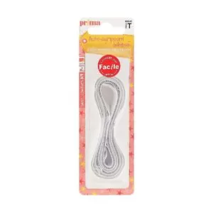 Ruban auto-agrippant adhesif blanc