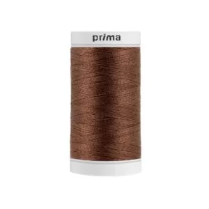 Fil à coudre polyester marron 500m