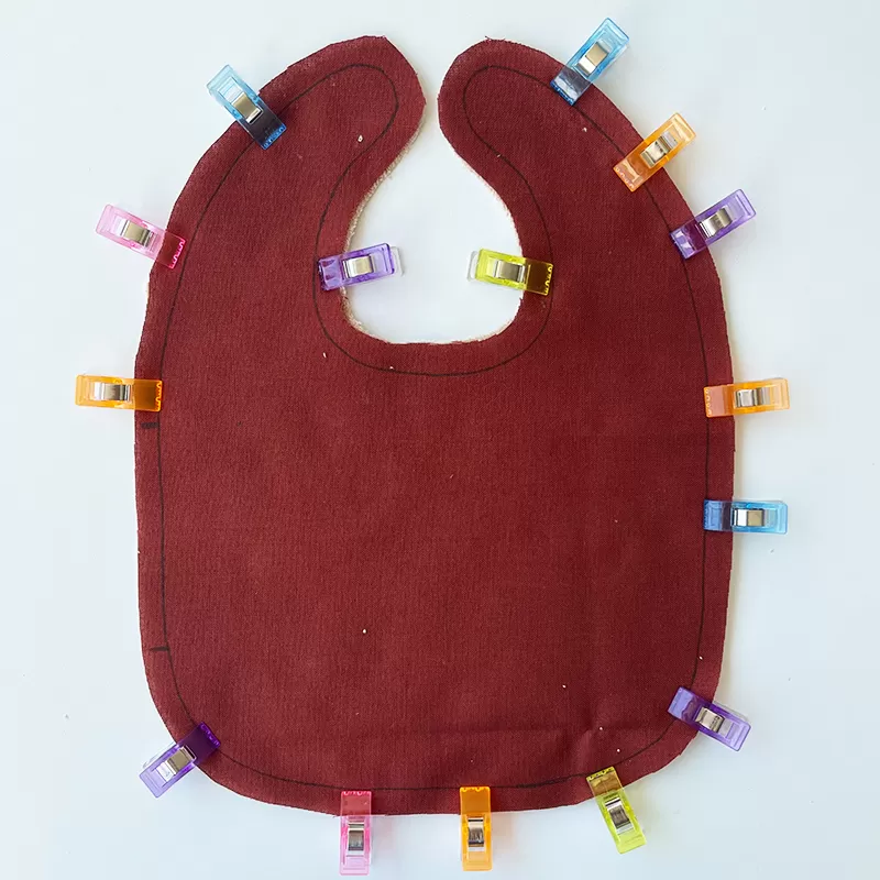 tuto-bavoir-etape2 Bavoir pour bébé étape 2