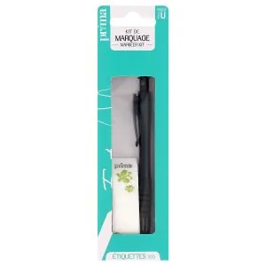 Marquage au stylo motif papillon
