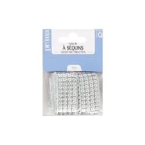 Galon couture argent