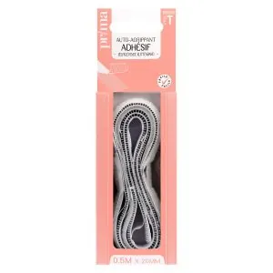 Ruban auto agrippant adhésif blanc 20 mm