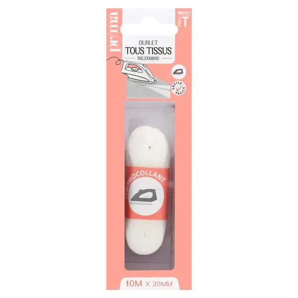 Ruban ourlet thermocollant 10mx20mm