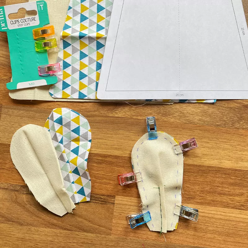 Tuto sac lapin de Pâques Prima Mercerie - étape 3 Sac lapin de Pâques