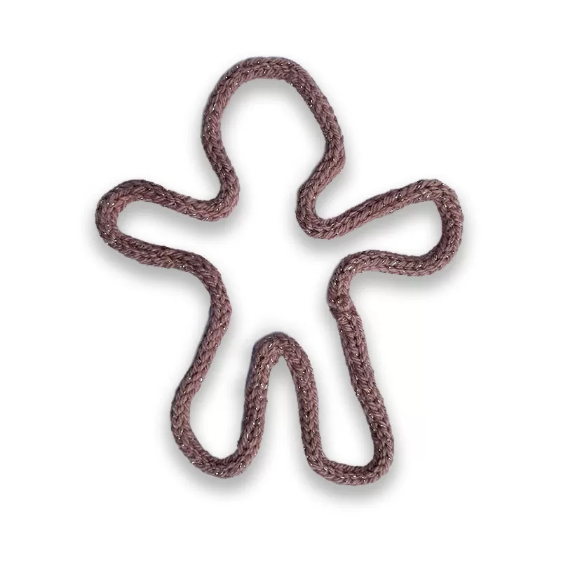 Etape 2 tuto deco noel en tricotin