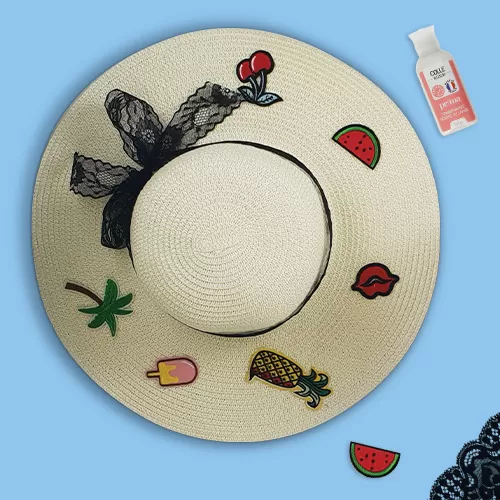 Personnaliser son chapeau de plage