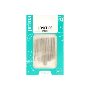 Aiguilles longues de qualité supérieure x20 - Prima Mercerie