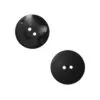 Boutons à coudre noir 22mm avant et arrière
