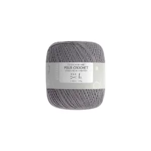 Coton à crocheter gris - Prima Mercerie