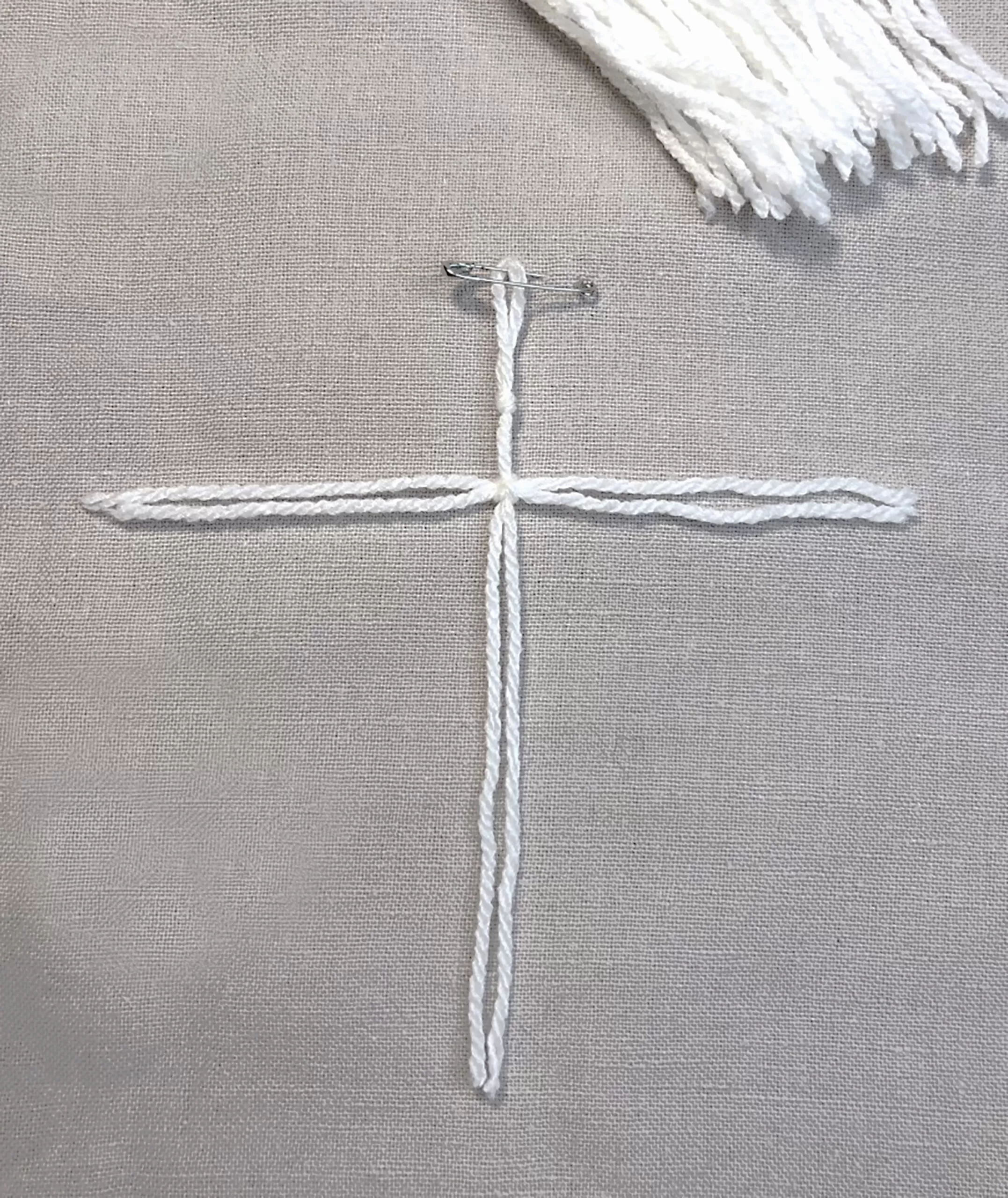 Tuto plume en laine étape 5 Tuto plume en laine étape 5